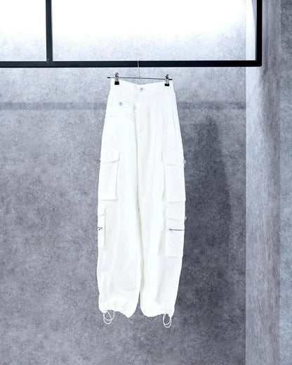 high waist cargo pants